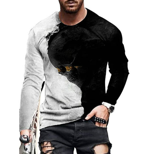 Men's Pattern Long Sleeve T-Shirt