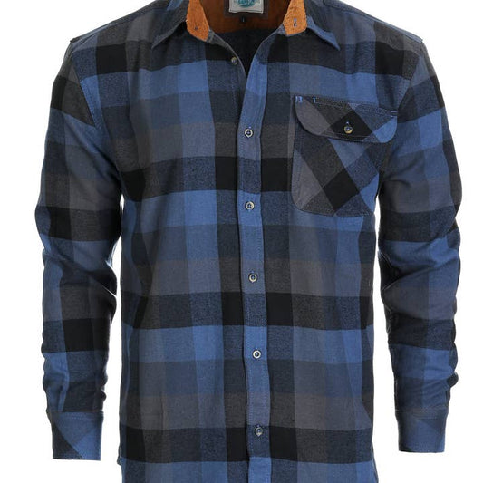 Men's Flannel Button Up Shirt