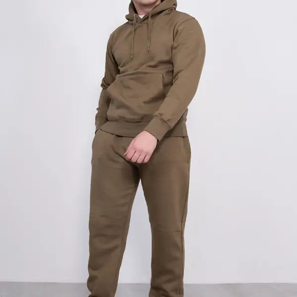 Basic Pullover Hood Tracksuit