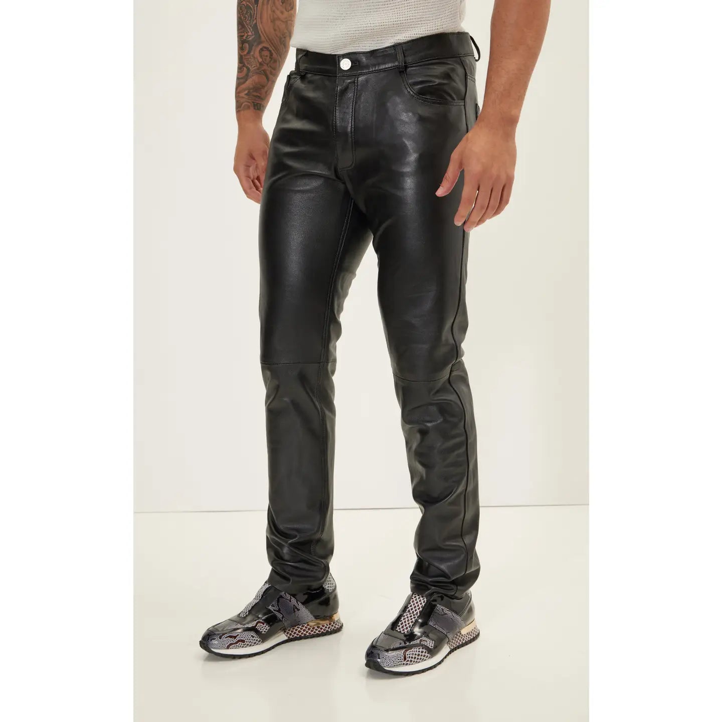 Lambskin Leather Pants 