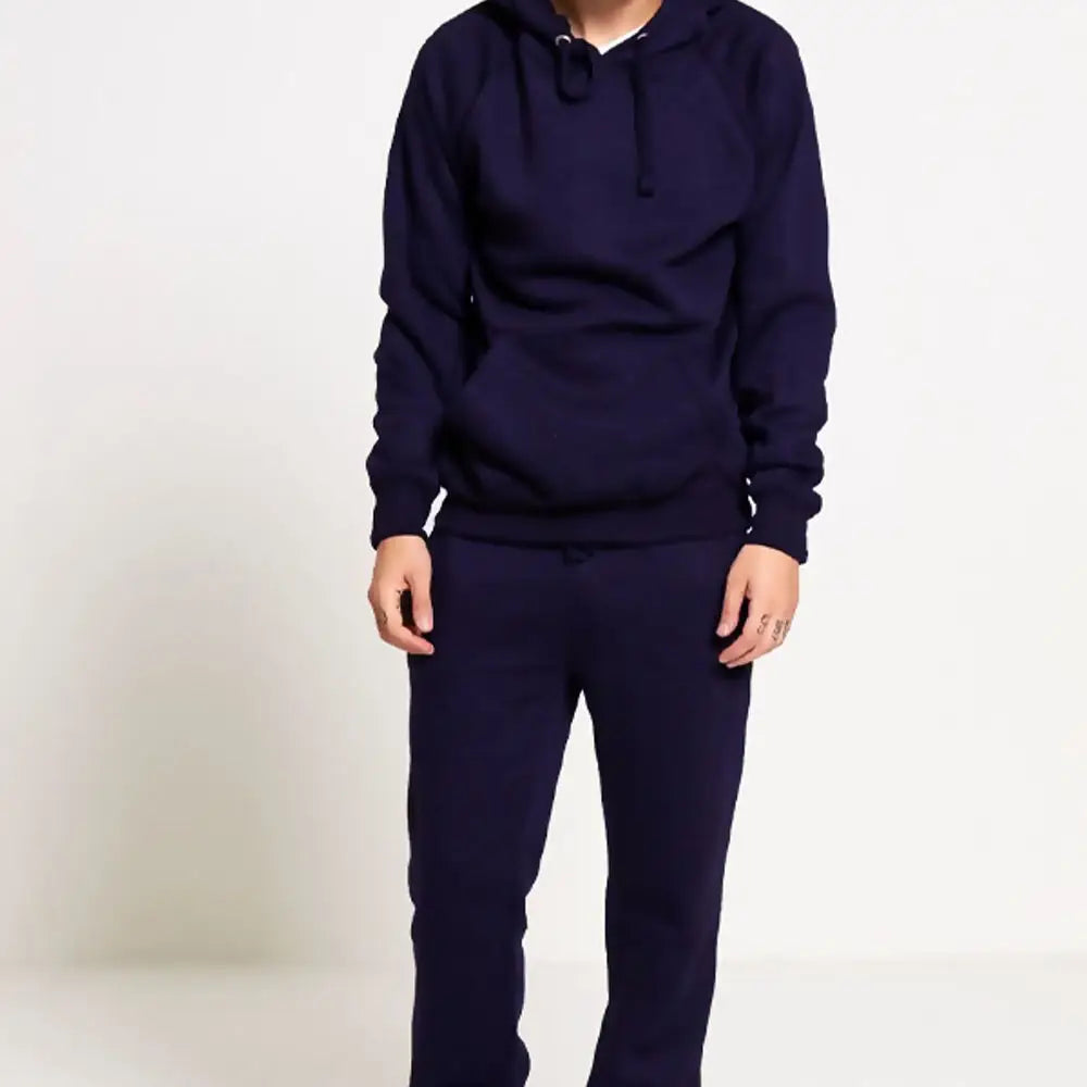 Basic Pullover Hood Tracksuit