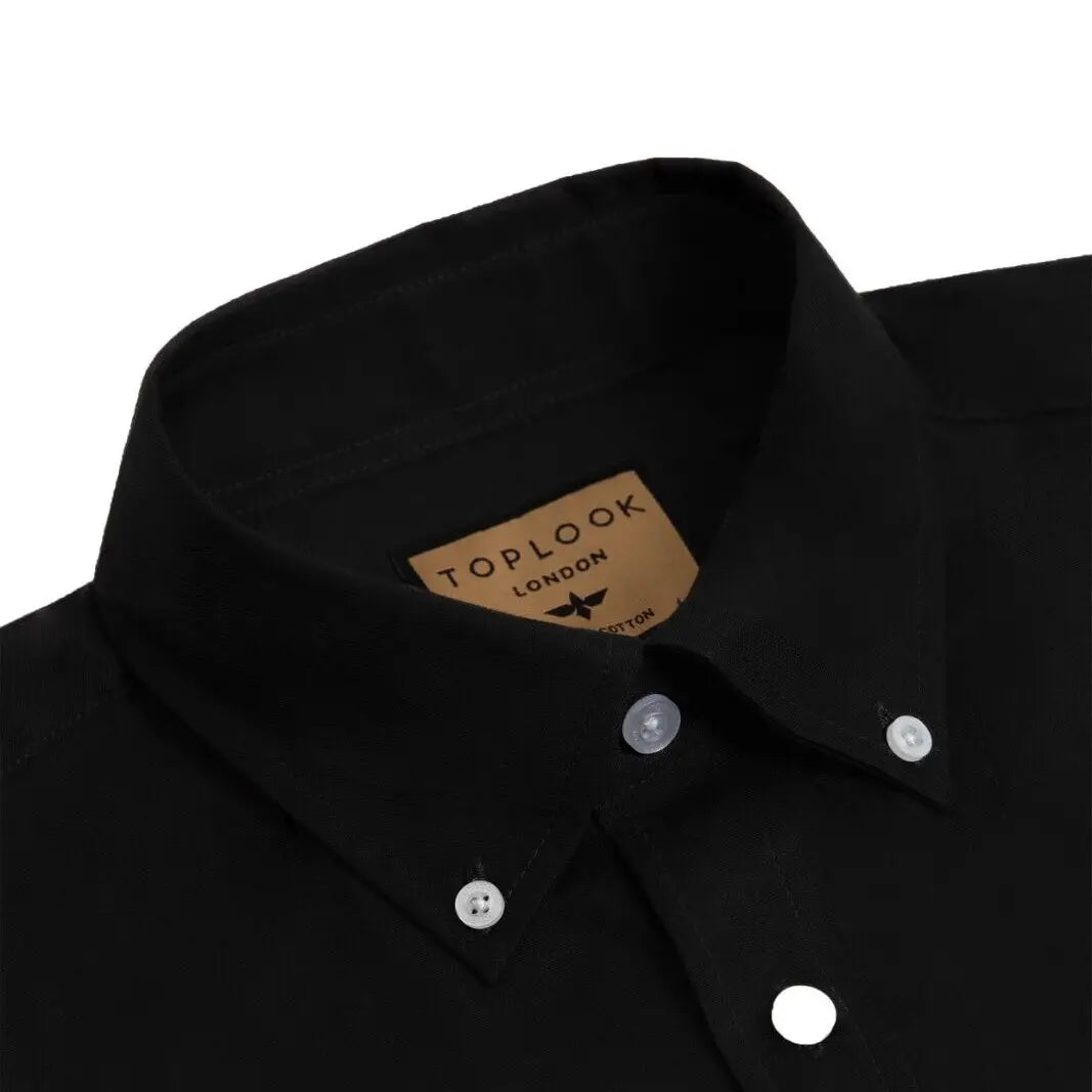 Oxford Shirts Men Long Sleeve Regular Fit