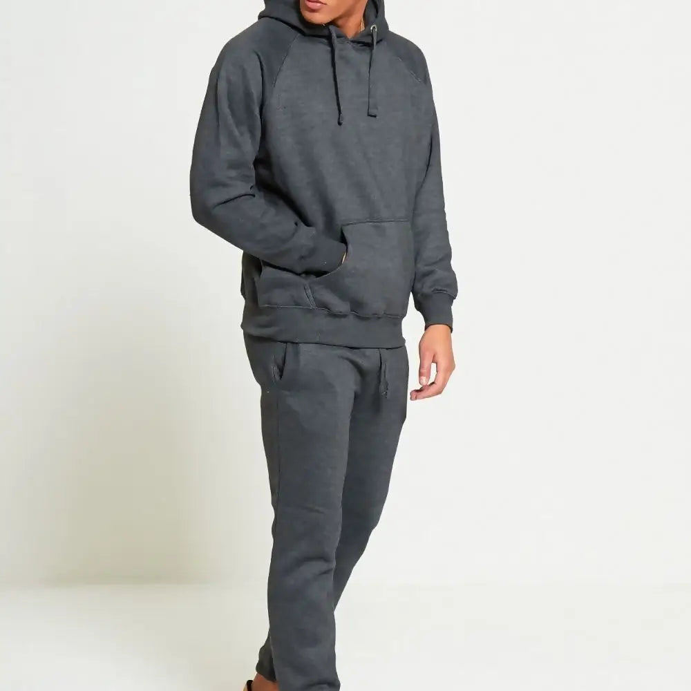 Basic Pullover Hood Tracksuit